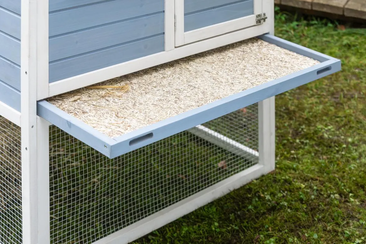 Dehner Lieblinge XXL Nagerheim Funny Flocke, hellblau, ca. B170/H120/T99 cm