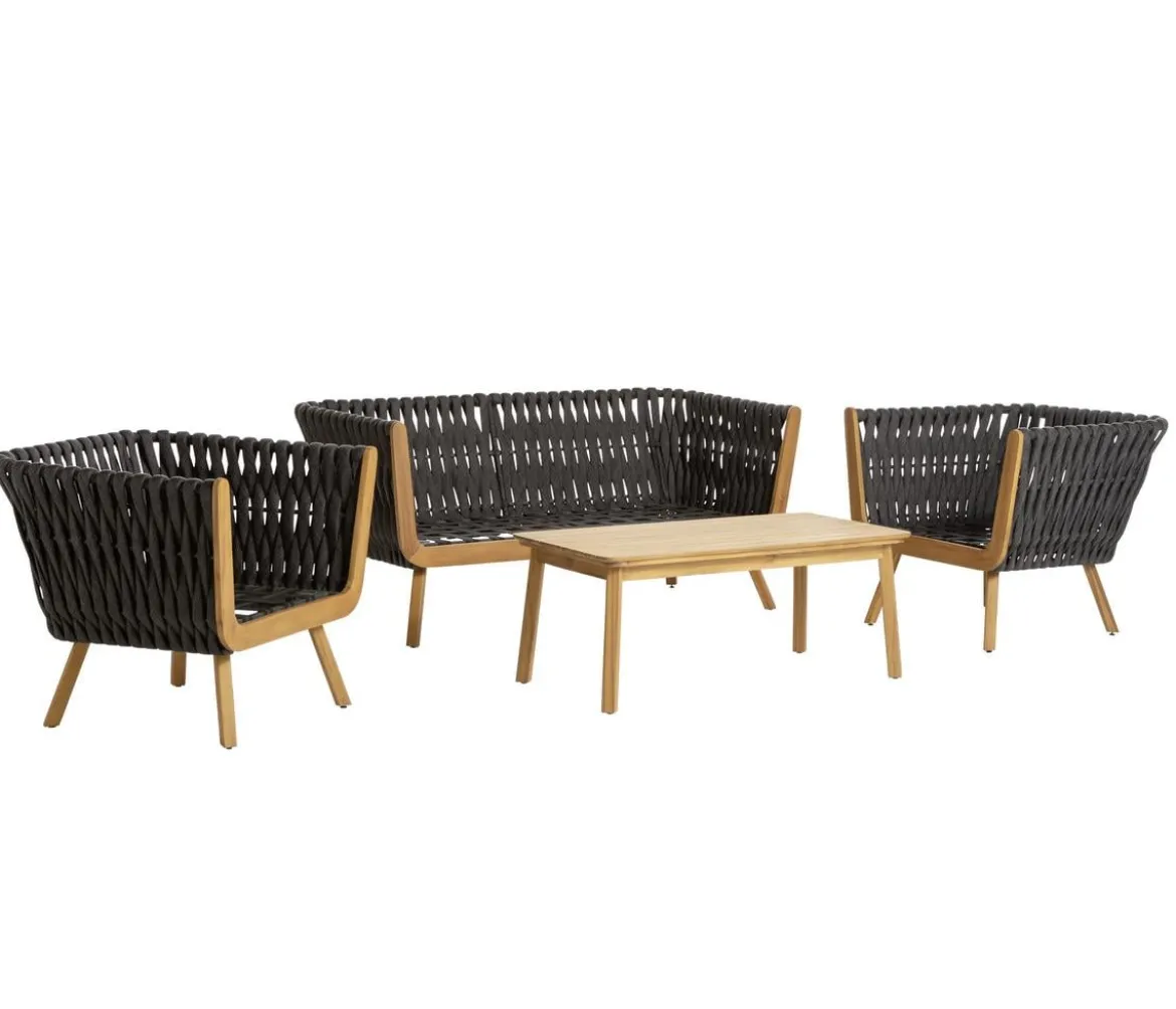 Dehner Lounge Granada, 4-teilig