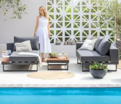 Dehner Lounge Riva, 3-teilig