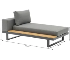 Dehner Lounge Riva, 3-teilig