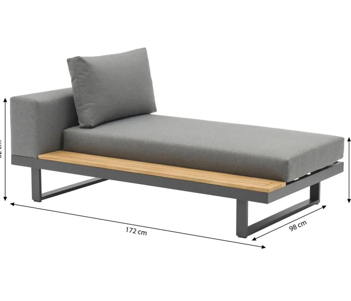 Dehner Lounge Riva, 3-teilig