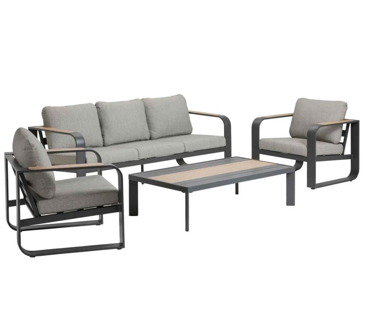 Dehner Lounge Salo, 4-teilig