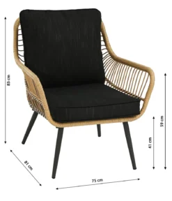 Dehner Lounge Venezia, 4-teilig
