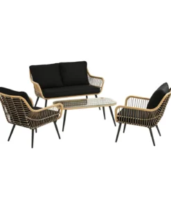 Dehner Lounge Venezia, 4-teilig