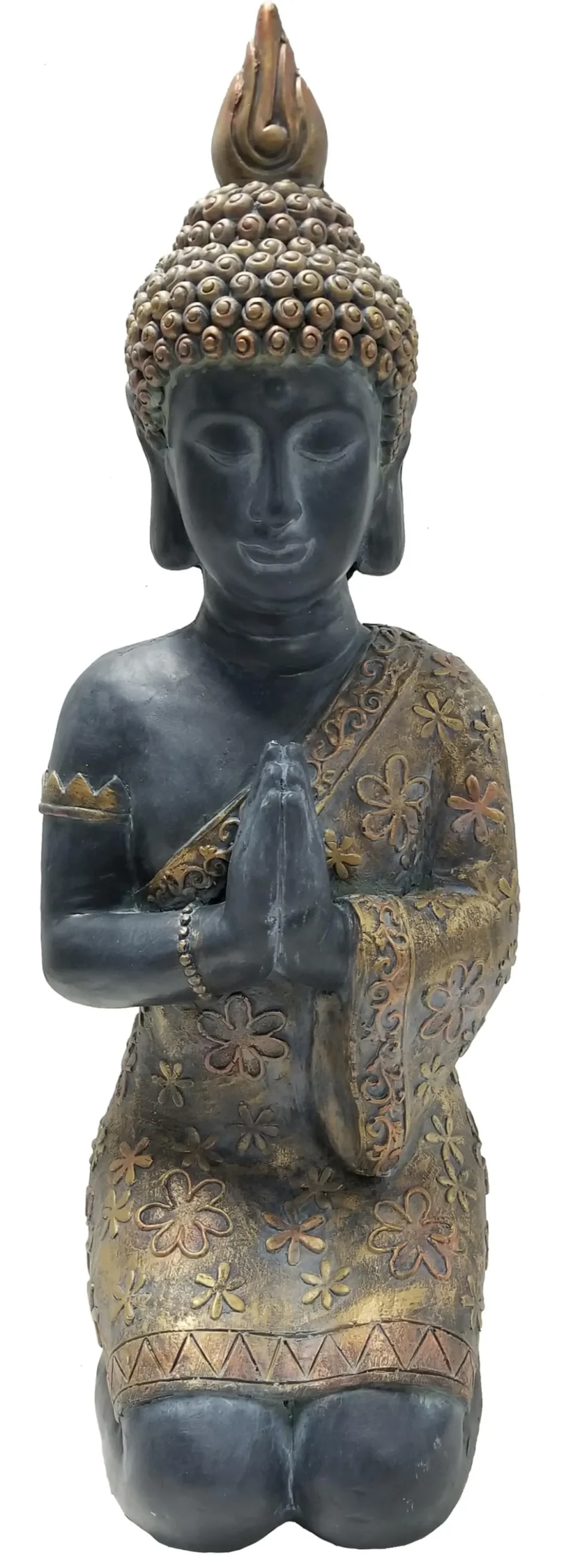 Dehner Magnesia-Buddha, B33/H70/T25 cm