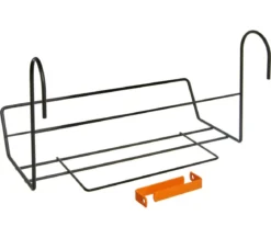 Dehner Metall-Balkonblumenkastenhalter Mary, ca. B36,5/H23/T14 cm