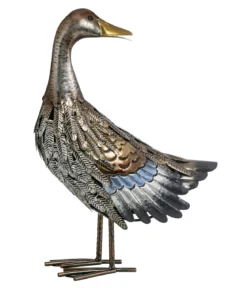 Dehner Metall-Ente, ca. B30/H44/T16 cm