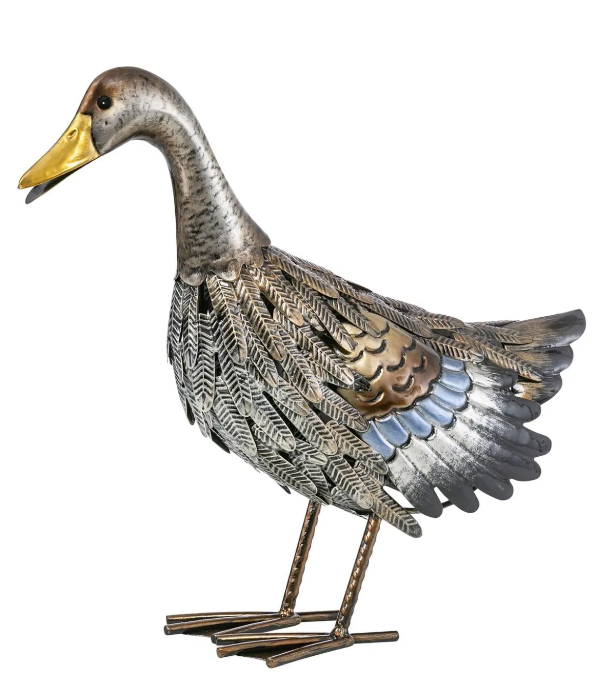 Dehner Metall-Ente, ca. B43/H37/T16 cm