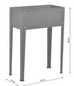 Dehner Metall-Hochbeet Münster 1, ca. B57/H80/T27