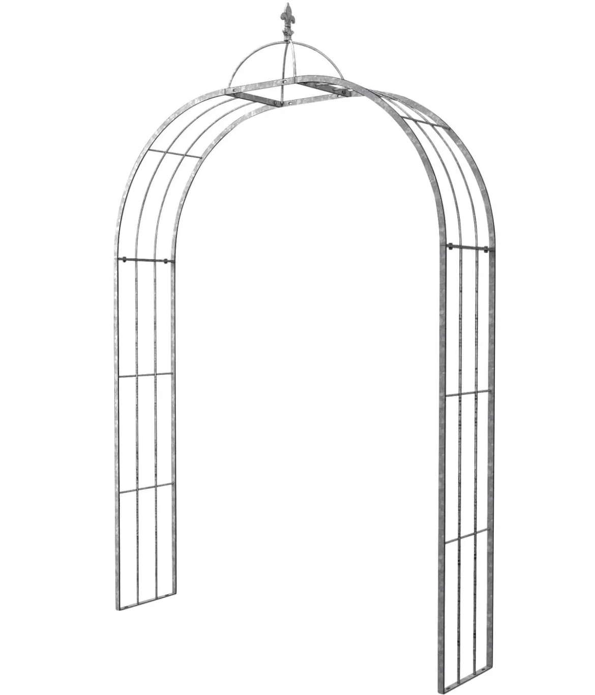 Dehner Metall-Rosenbogen Bodenanker, ca. B38/H30/T2,5 cm