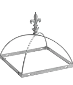 Dehner Metall-Rosenbogen Spitze, ca. B40/H45/T40 cm