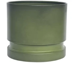 Dehner Metall-Topf Flora, rund