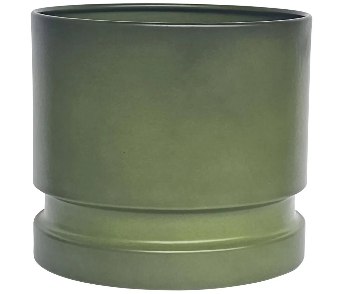 Dehner Metall-Topf Flora, rund