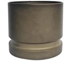 Dehner Metall-Topf Flora, rund