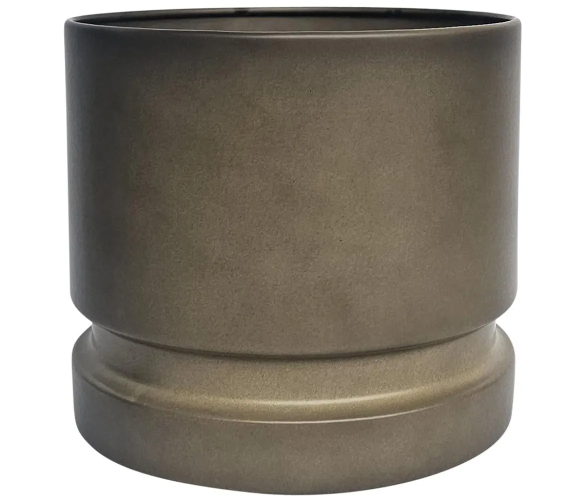 Dehner Metall-Topf Flora, rund