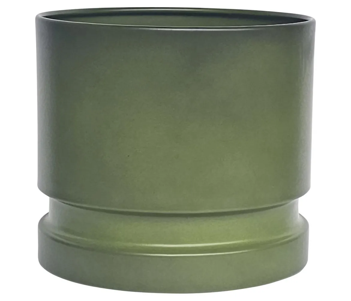 Dehner Metall-Topf Flora, rund