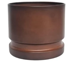 Dehner Metall-Topf Flora, rund