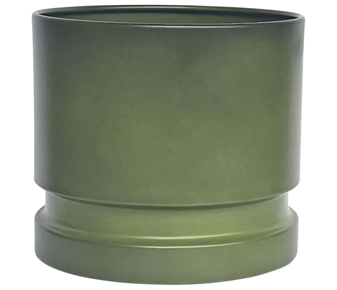 Dehner Metall-Topf Flora, rund