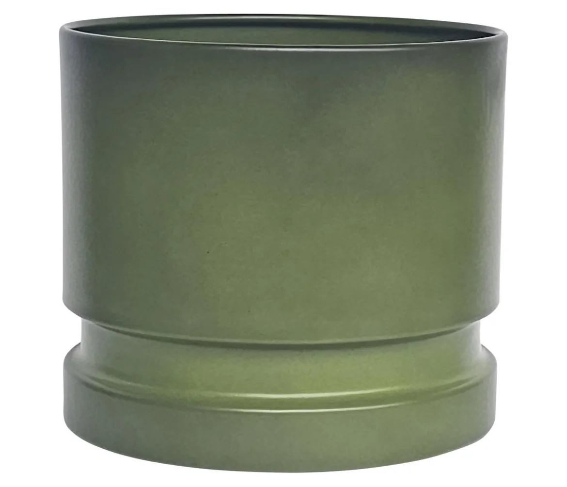 Dehner Metall-Topf Flora, rund