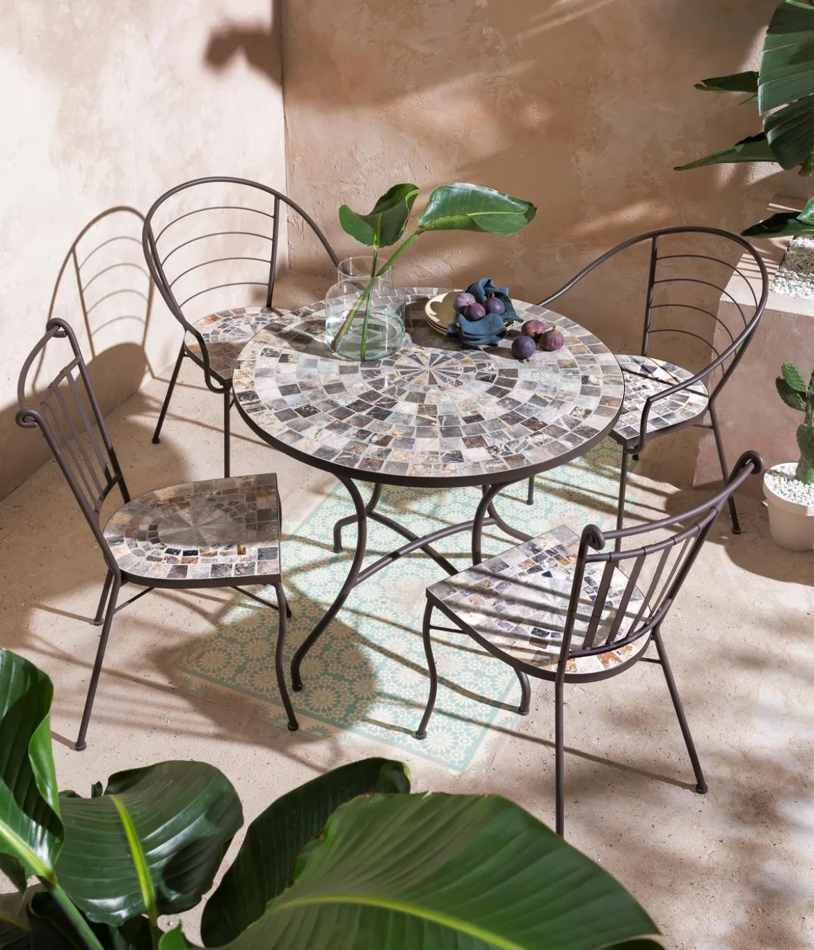 Dehner Mosaiksessel Grazia, ca. B59/H84/T49 cm