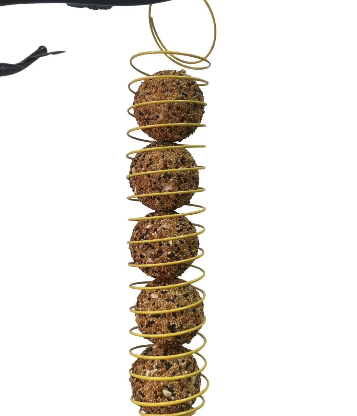 Dehner Natura Premium Futterfeder für Meisenknödel, ca. Ø7/L19 cm