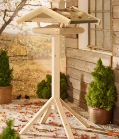 Dehner Natura Premium Futterhaus Wendelstein, natur, ca. B76/H32/T55 cm