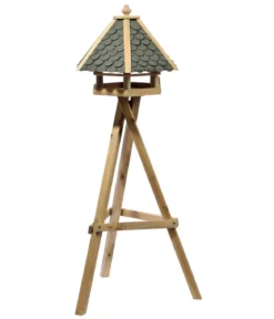Dehner Natura Premium Futterhaus Achensee, inkl. Ständer Ellmau, ca. B68/H148/T62 cm
