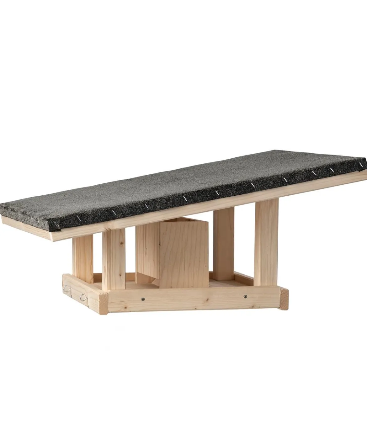 Dehner Natura Premium Futterhaus Rofan, natur, ca. B64/H30,2/T56 cm