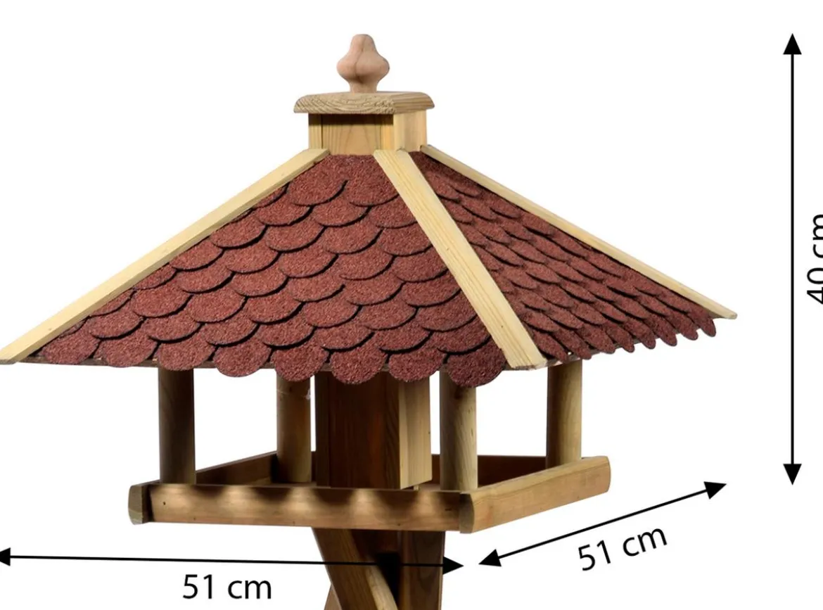 Dehner Natura Premium Futterhaus Brixen, ca. B51/H40/T51 cm
