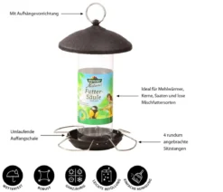 Dehner Natura Premium Futtersäule, Metall, groß