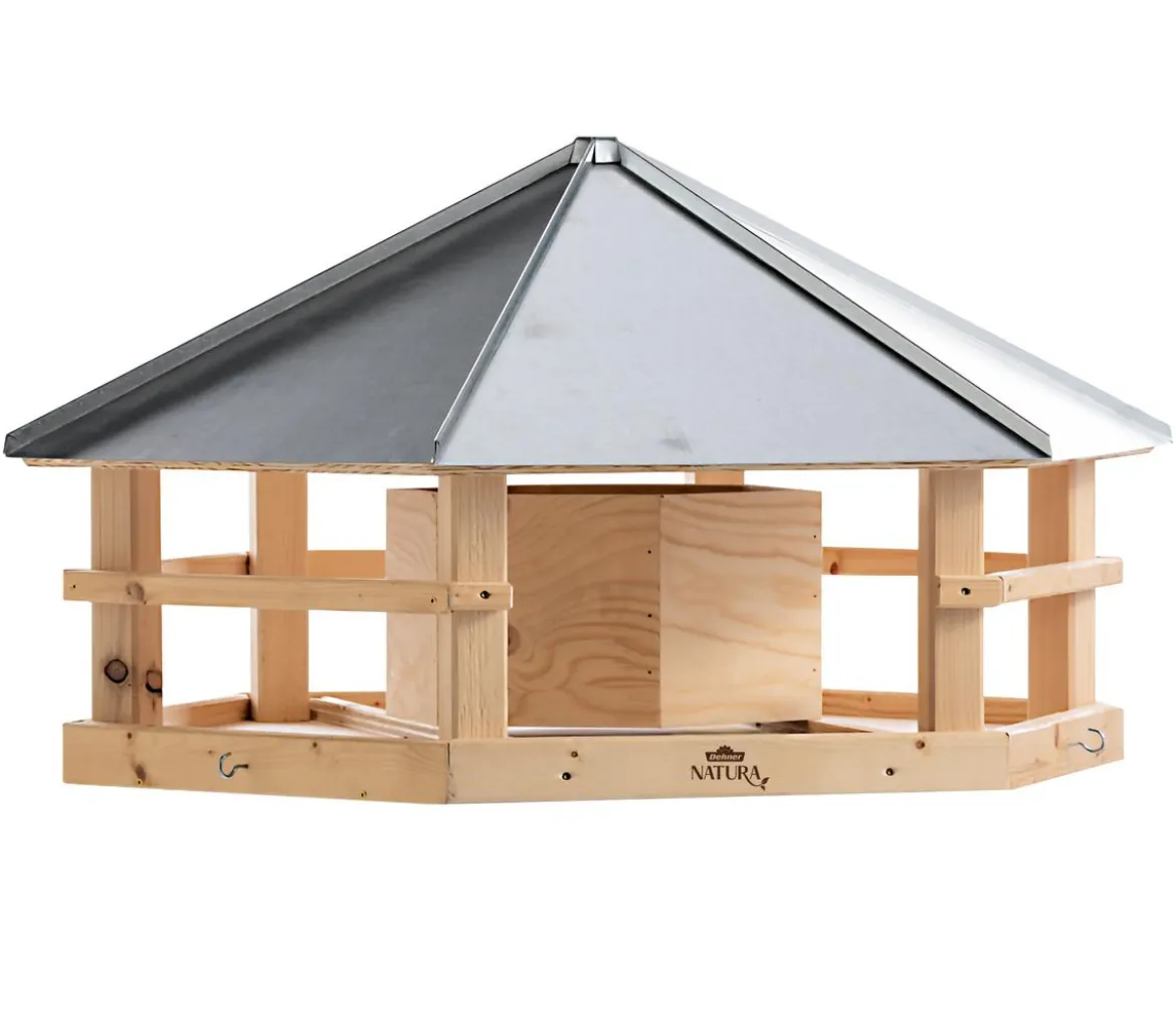 Dehner Natura Premium Futterhaus Sierra Madre, ca. B85/H50/T74 cm