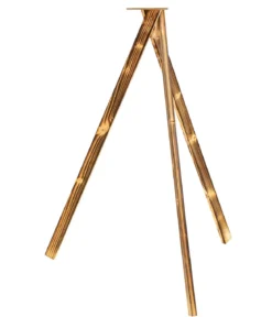 Dehner Natura Premium Futterständer Apennin, geflammt, ca. B70/H111/T70 cm