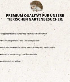 Dehner Natura Premium Igel-Menü, 16 x 100 g