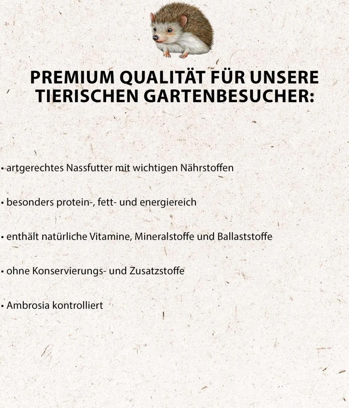 Dehner Natura Premium Igel-Menü, 16 x 100 g
