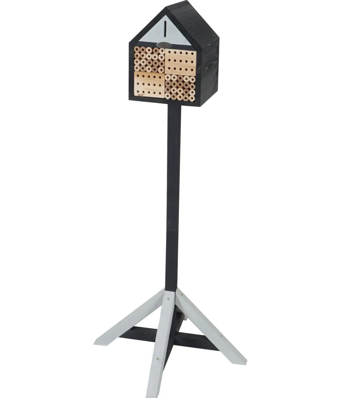 Dehner Natura Premium Insektenhotel Aliena, inkl. Ständer, ca. B23/H129/T25 cm