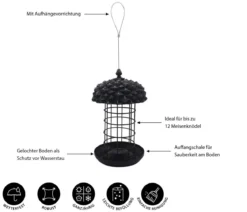 Dehner Natura Premium Meisenknödel-Säule Louise, ca. Ø18/H30 cm