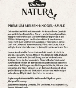 Dehner Natura Premium Meisenknödel-Säule gefüllt