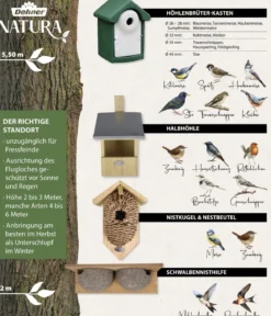 Dehner Natura Premium Nistkasten Falcon, ca. B20/H20/T17 cm