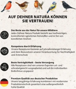 Dehner Natura Premium Spender für Futtertafeln mit Tafel-Mix, 7-teilig