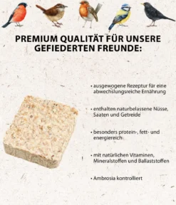 Dehner Natura Premium Spender für Futtertafeln mit Tafel-Mix, 7-teilig