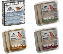 Dehner Natura Premium Spender für Futtertafeln mit Tafel-Mix, 7-teilig