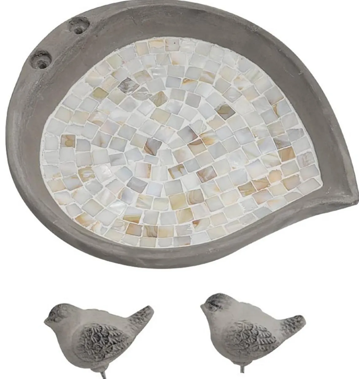 Dehner Natura Premium Vogeltränke Trevi, ca. B30,5/H4,5/T26 cm