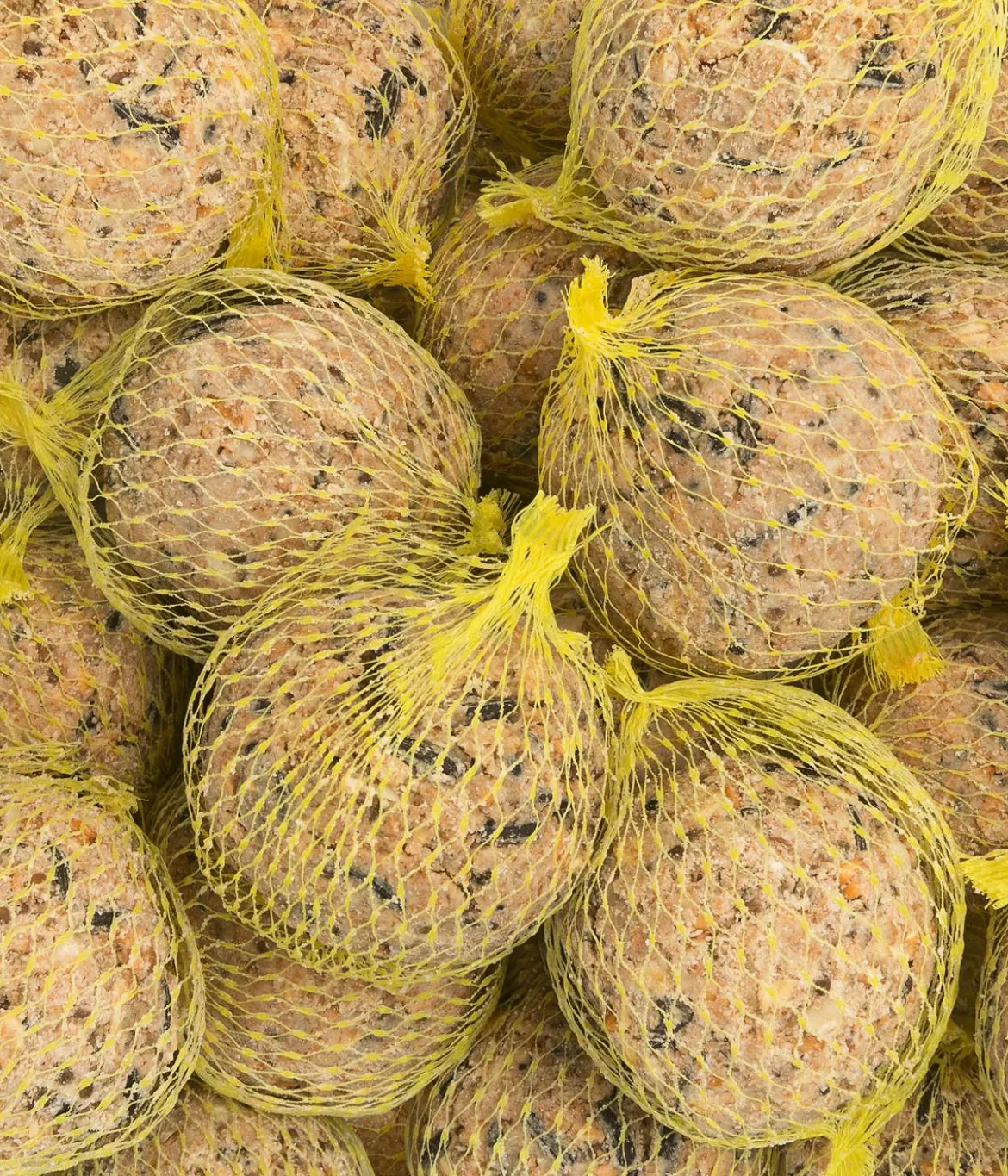 Dehner Natura Premium Wildvogelfutter Kraft-Meisenknödel im Eimer, mit Netz, 30 Stk.