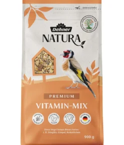 Dehner Natura Premium Wildvogelfutter Ganzjahresfutter Vitamin-Mix, 900 g