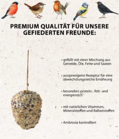 Dehner Natura Premium Wildvogelfutter Riesen-Futterzapfen