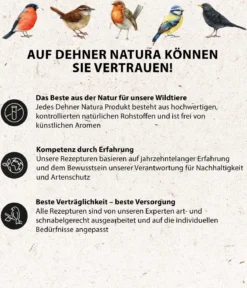 Dehner Natura Premium Wildvogelfutter Fettstange mit Sonnenblumenkernen