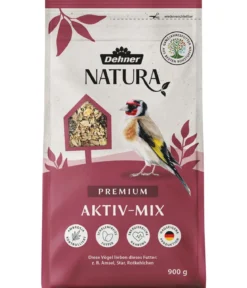 Dehner Natura Premium Wildvogelfutter Ganzjahresfutter Aktiv-Mix, 900 g