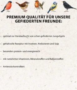 Dehner Natura Premium Wildvogel Aufzuchtfutter, 100g