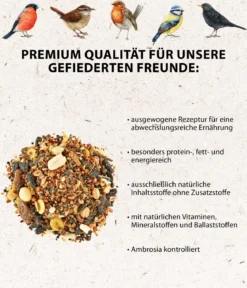 Dehner Natura Premium Wildvogel Körner- und Weichfutter
