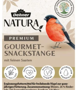 Dehner Natura Premium Wildvogelfutter Gourmet-Snackstange mit feinen Saaten, 200 g